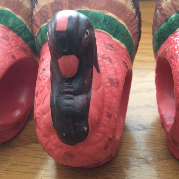 4 Turkey Ceramic Napkin Rings - Picture 10 of 10